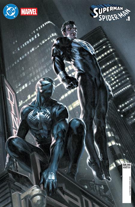 DC MARVEL SUPERMAN SPIDER-MAN #1 (ONE SHOT) CVR G GABRIELE DELL OTTO SUPERMAN BLACK & SPIDER-MAN BLACK CARD STOCK VAR 03/25/2026