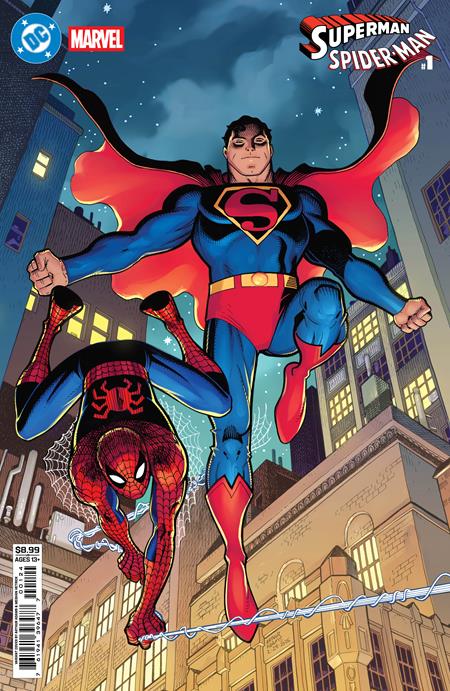DC MARVEL SUPERMAN SPIDER-MAN #1 (ONE SHOT) CVR L ARTHUR ADAMS CARD STOCK VAR 03/25/2026