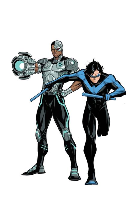 NEW TITANS #33 CVR F SAMI BASRI CORNER BOX SPOT FOIL VAR 03/18/2026