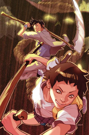 GOTHAM ACADEMY FIRST YEAR #6 (OF 6) CVR B KARL KERSCHL CARD STOCK VAR 07/29/2026