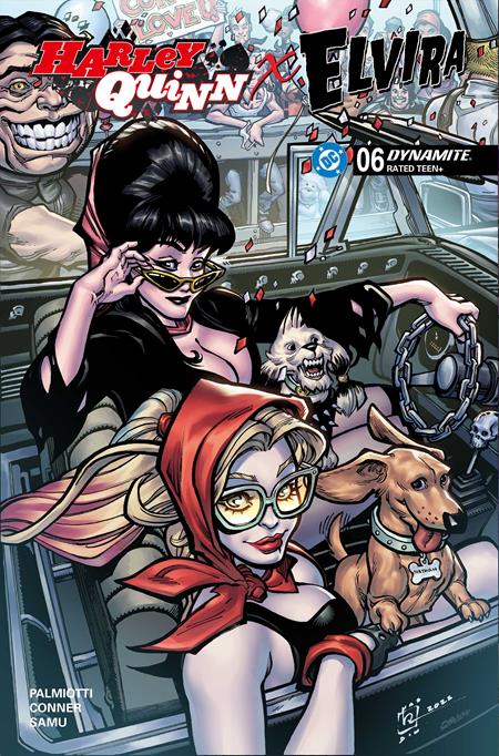 HARLEY QUINN X ELVIRA #6 CVR B CHAD HARDIN VAR 03/18/2026