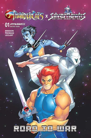THUNDERCATS X SILVERHAWKS ROAD TO WAR (ONE SHOT) CVR B MEGHAN HETRICK VAR 03/18/2026