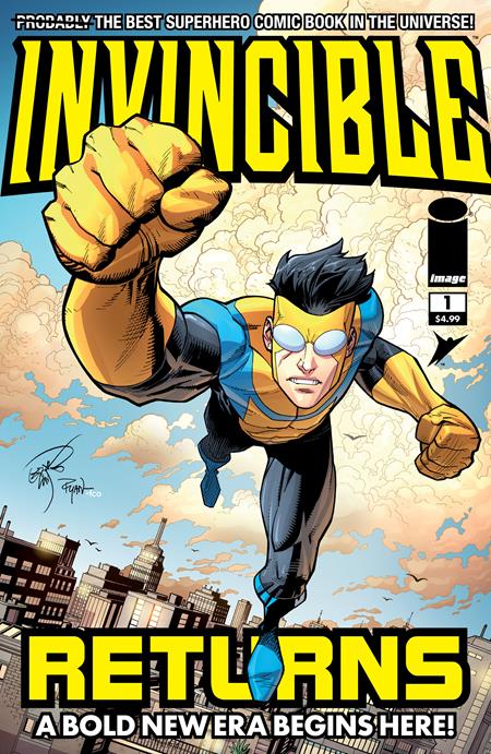 INVINCIBLE RETURNS FACSIMILE EDITION #1 CVR B ERIK LARSEN & RYAN OTTLEY VAR 03/25/2026
