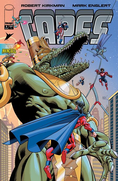 INVINCIBLE UNIVERSE CAPES #5 CVR B MARK ENGLERT VAR 03/25/2026
