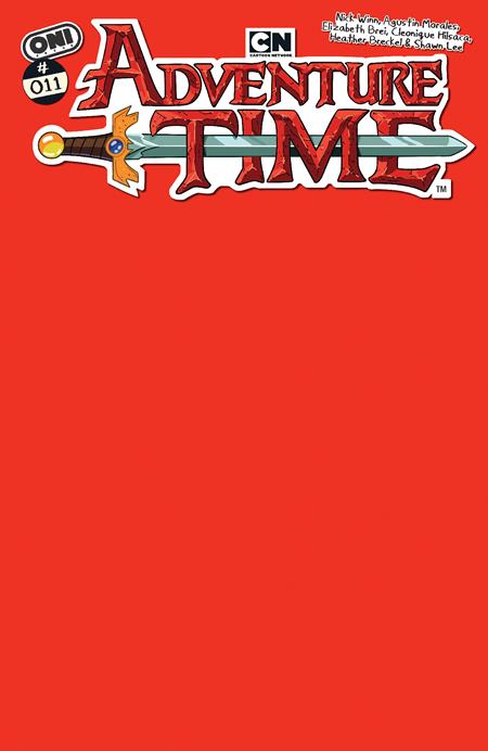 ADVENTURE TIME (2025) #11 CVR C FLAME PRINCESS RED BLANK SKETCH VAR 03/18/2026