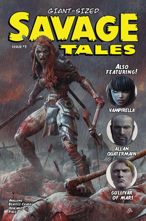 GIANT SIZED SAVAGE TALES (ONE SHOT) CVR A BJORN BARENDS RED SONJA 04/29/2026