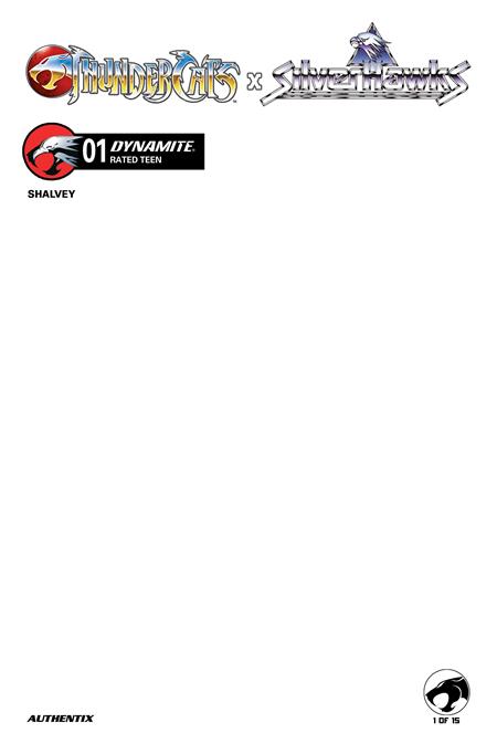 THUNDERCATS X SILVERHAWKS #1 CVR F BLANK AUTHENTIX VAR 04/08/2026
