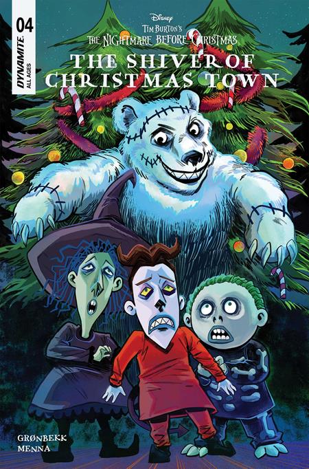 TIM BURTONS THE NIGHTMARE BEFORE CHRISTMAS THE SHIVER OF CHRISTMAS TOWN #4 CVR B SOO LEE VAR 04/01/2026
