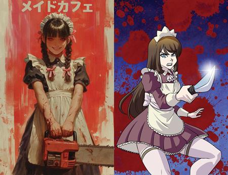 MAID CAFE #2 CVR D TODD SKULL & REMY EISU MOKHTAR HOLOFOIL FLIP VAR 04/15/2026