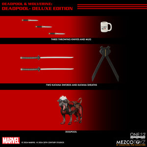 MEZCO ONE 12 - DEADPOOL & WOLVERINE- DEADPOOL DLX (MAY 2025)