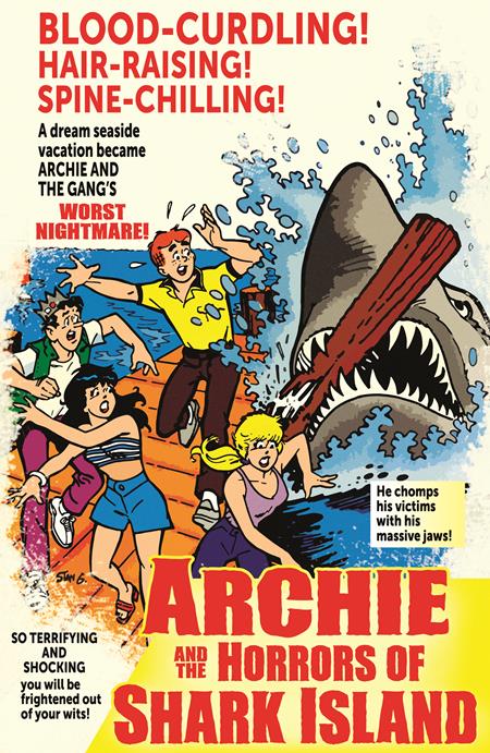 ARCHIES TV LAUGH OUT #79 FACSIMILE EDITION CVR B STAN GOLDBERG JAWS PARODY MOVIE POSTER VAR 05/27/2026