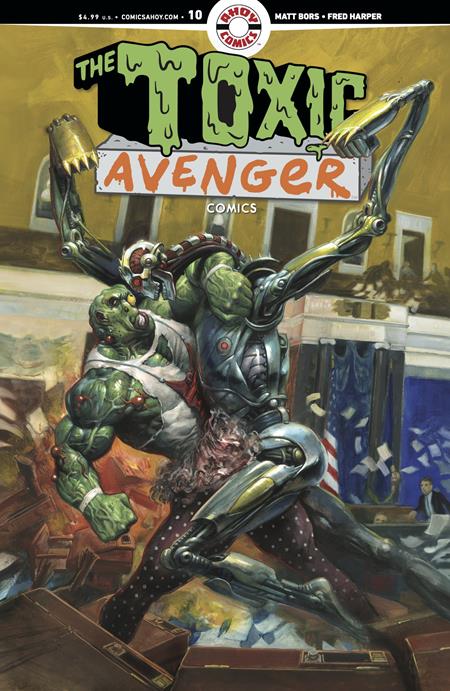 TOXIC AVENGER COMICS #10 CVR A FRED HARPER (MR) 05/27/2026