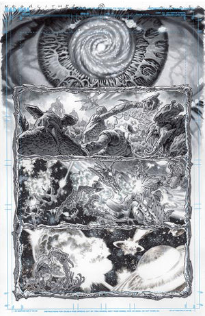 OLYMPUS SAGA MEGALITH #1 (OF 4) CVR AA LEWIS LAROSA ORIGINAL ART EDITION 24 VAR 05/13/2026