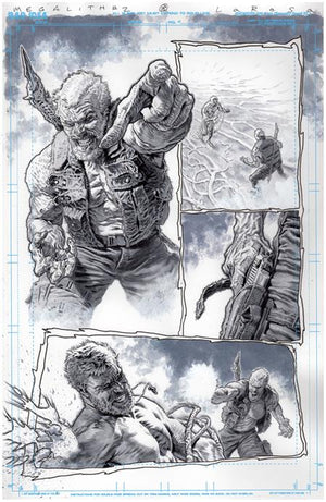 OLYMPUS SAGA MEGALITH #1 (OF 4) CVR AD LEWIS LAROSA ORIGINAL ART EDITION 27 VAR 05/13/2026