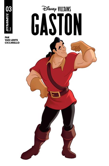 DISNEY VILLAINS GASTON #3 CVR B ANIMATION ART VAR 05/13/2026