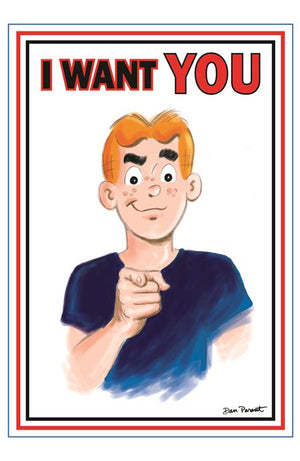 ARCHIE COMICS CELEBRATES AMERICAS 250TH (ONE SHOT) CVR F DAN PARENT UNCLE SAM POSTER FOIL FULL ART  VAR 07/08/2026