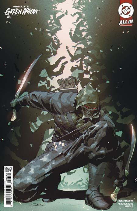 ABSOLUTE GREEN ARROW #3 (OF 6) CVR B GERALD PAREL CARD STOCK VAR 07/15/2026
