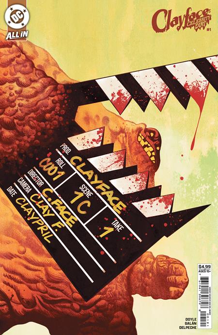 CLAYFACE CELEBRITY DIRT #1 (OF 6) CVR B MIKE DEL MUNDO CARD STOCK VAR 07/08/2026