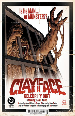 CLAYFACE CELEBRITY DIRT #1 (OF 6) CVR C DAVE JOHNSON CARD STOCK VAR 07/08/2026