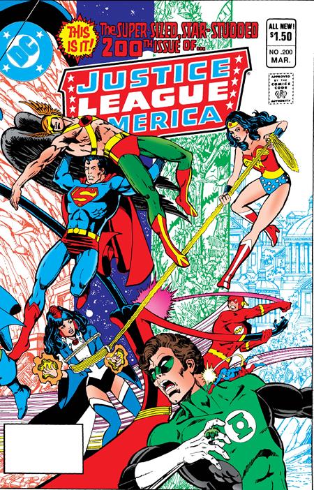 JUSTICE LEAGUE OF AMERICA #200 FACSIMILE EDITION CVR A GEORGE PEREZ 07/22/2026