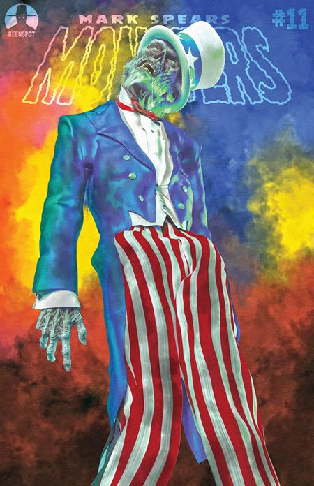 MARK SPEARS MONSTERS #11 CVR D MARK SPEARS RED WHITE & DEAD VAR 07/01/2026