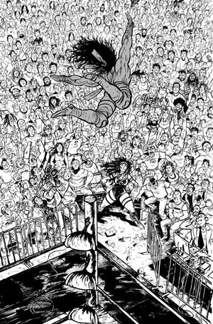 DO A POWERBOMB BLACK AND WHITE #1 (OF 3) CVR D DANIEL WARREN JOHNSON VAR 07/08/2026