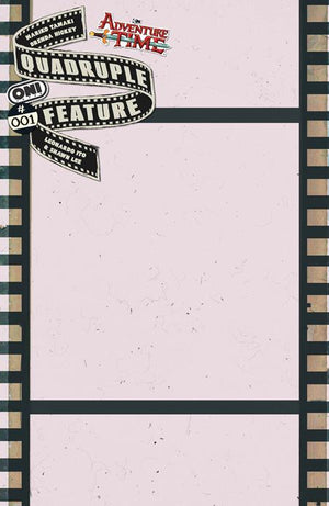 ADVENTURE TIME QUADRUPLE FEATURE #1 (OF 4) CVR C CELLULOID BLANK SKETCH VAR 07/01/2026