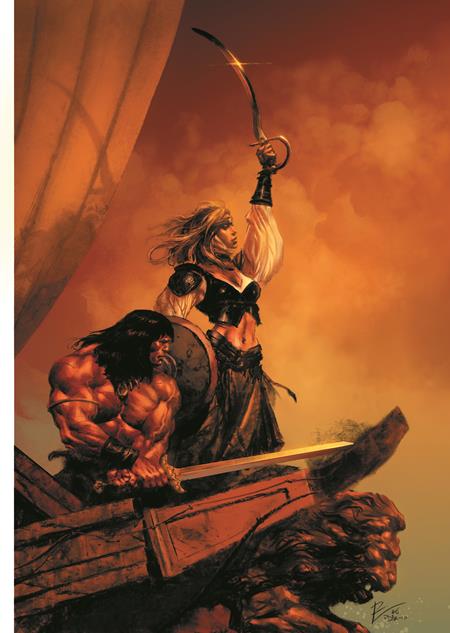 CONAN THE BARBARIAN #33 CVR G ROBERTO DE LA TORRE VIRGIN CARDSTOCK VAR (MR) 07/29/2026