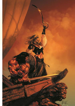 CONAN THE BARBARIAN #33 CVR G ROBERTO DE LA TORRE VIRGIN CARDSTOCK VAR (MR) 07/29/2026