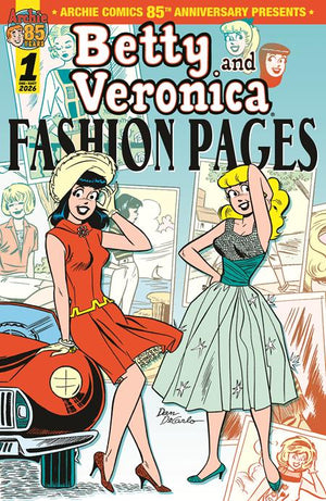 ARCHIE COMICS 85TH ANNIVERSARY PRESENTS BETTY & VERONICA FASHION PAGES (ONE-SHOT) CVR A DAN DECARLO 08/26/2026
