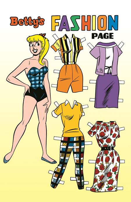 ARCHIE COMICS 85TH ANNIVERSARY PRESENTS BETTY & VERONICA FASHION PAGES (ONE-SHOT) CVR E DAN DECARLO SILVER FOIL BETTY PIN-UP VAR 08/26/2026