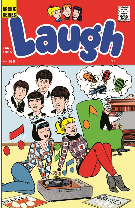 LAUGH #166 FACSIMILE EDITION CVR A HARRY LUCEY MARIO ACQUAVIVA 08/12/2026