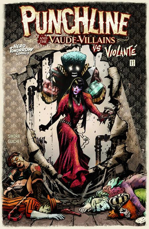PUNCHLINE AND THE VAUDE-VILLAINS VS VIOLANTE #1 (OF 2) CVR A YVEL GUICHET 08/05/2026