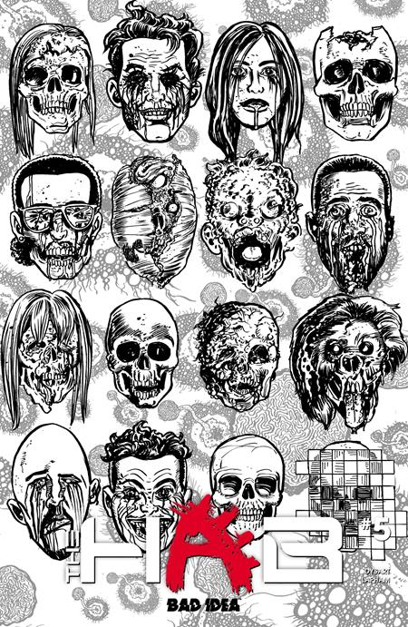 HAB #5 (OF 5) CVR E DAVID LAPHAM BW DEAD SKULLS VAR 08/26/2026