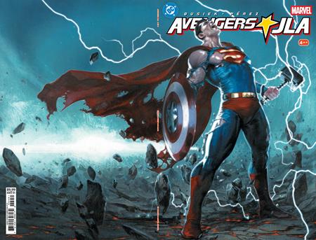 AVENGERS JLA #4 FACSIMILE EDITION CVR E GABRIELE DELL OTTO WRAPAROUND VAR 08/26/2026