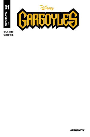 GARGOYLES #1 (2026) CVR E BLANK AUTHENTIX VAR 08/12/2026