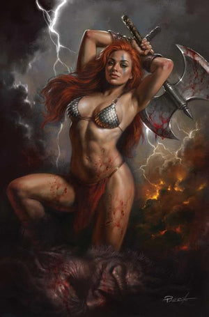 RED SONJA SHE DEVIL WITH A SWORD #4 CVR F LUCIO PARRILLO METAL PREMIUM VAR 08/19/2026