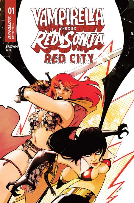 VAMPIRELLA VS RED SONJA RED CITY #1 CVR A SEBASTIAN PIRIZ 08/05/2026