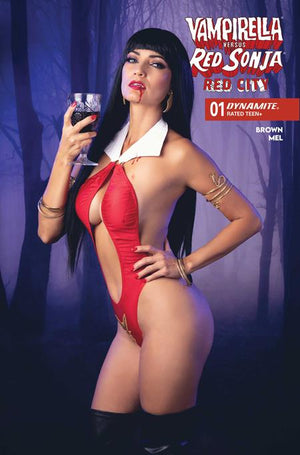 VAMPIRELLA VS RED SONJA RED CITY #1 CVR C COSPLAY VAMPIRELLA IVYCOSPLAY VAR 08/05/2026
