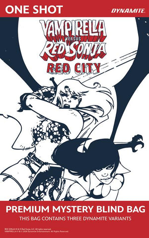 VAMPIRELLA VS RED SONJA RED CITY #1 CVR F PREMIUM MYSTERY BLIND BAG VAR 08/05/2026
