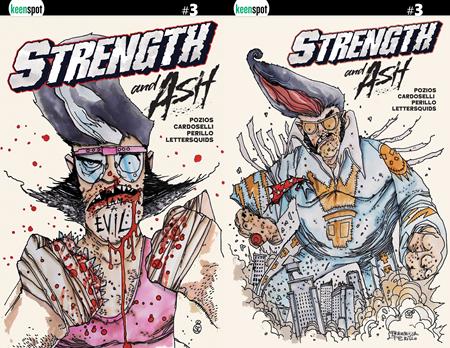 STRENGTH & ASH #3 CVR D STEFANO CARDOSELLI & FRANCESCA PERILLO HOLOFOIL FLIP VAR 08/19/2026