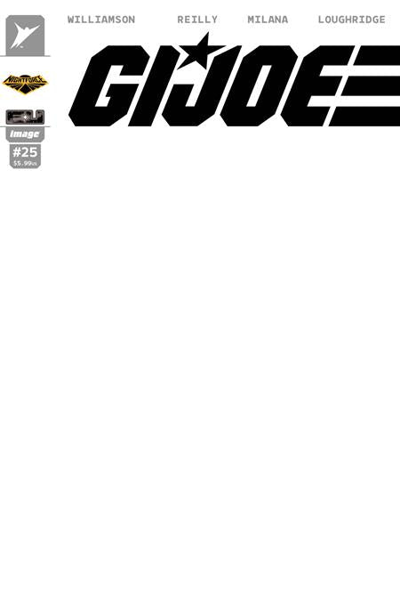 GI JOE #25 CVR H BLANK SKETCH NIGHT FORCE VAR 08/19/2026