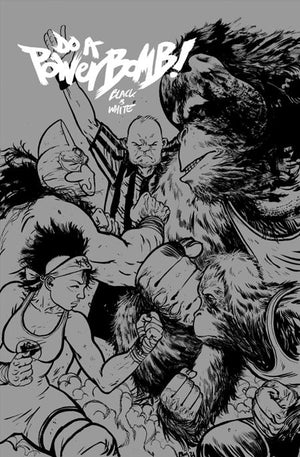 DO A POWERBOMB BLACK AND WHITE #2 (OF 3) CVR B DANIEL WARREN JOHNSON ORANGUTAN VAR 08/26/2026