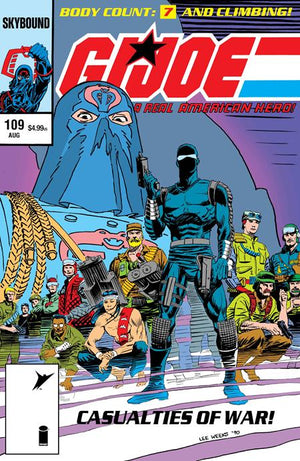 GI JOE A REAL AMERICAN HERO #109 HAMA FILES EDITION CVR C LEE WEEKS FOIL VAR 08/26/2026