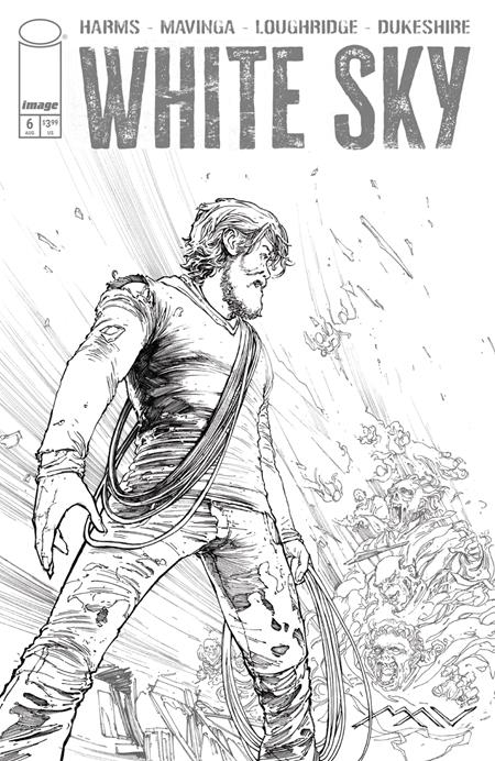 WHITE SKY #6 CVR C JP MAVINGA B&W VAR (MR) 08/26/2026