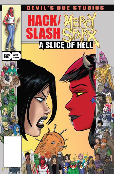 DEVILS DUE PRESENTS HACK SLASH MERCY SPARX #1 (ONE-SHOT) CVR B TIM SEELEY JOSH BLAYLOCK HOMAGE VAR (MR) 08/05/2026