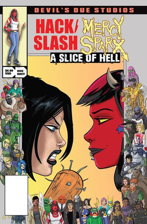 DEVILS DUE PRESENTS HACK SLASH MERCY SPARX #1 (ONE-SHOT) CVR B TIM SEELEY JOSH BLAYLOCK HOMAGE VAR (MR) 08/05/2026