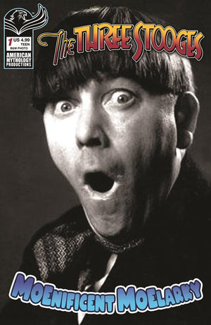 THREE STOOGES MAGNIFICENT MOELARKY #1 CVR C B&W PHOTO VAR 08/26/2026