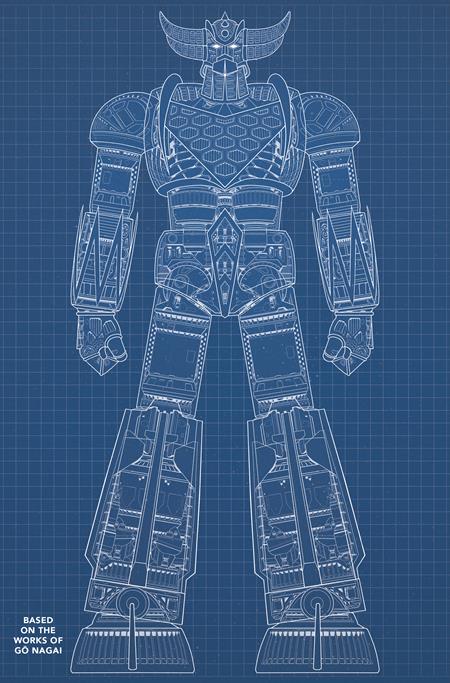 UFO ROBOT GRENDIZER #1 (OF 4) CVR E BLUEPRINT DENIS BAJRAM & BRICE COSSU VAR 08/05/2026