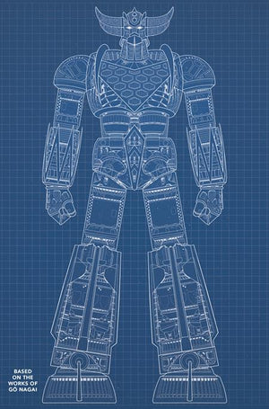UFO ROBOT GRENDIZER #1 (OF 4) CVR E BLUEPRINT DENIS BAJRAM & BRICE COSSU VAR 08/05/2026